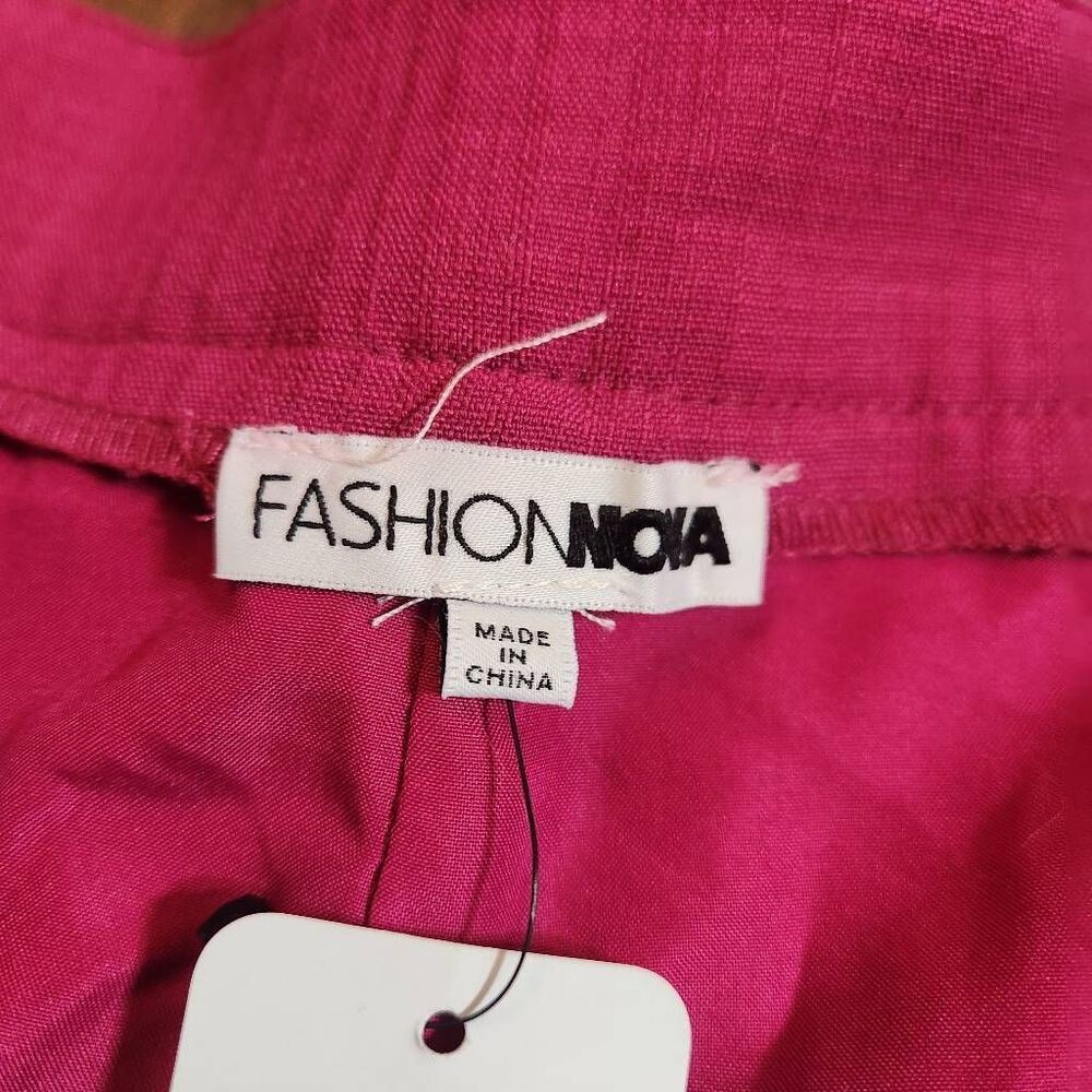 Fashion Nova Sunset Views linen pant set - Picture 4 of 9